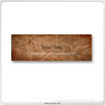 Customize Elegant Paper Hang Tag Printing / Swing Tag